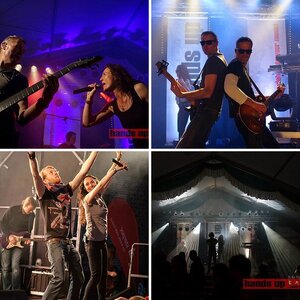Coverband "hands up"