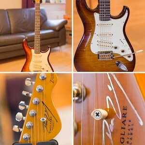 Dean Zelinsky Private Label Tagliare Custom Z-Glide RW VS mit Sidekick Pickup