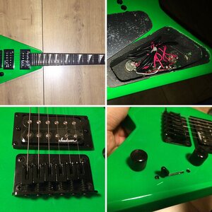 Jackson JS 1X Rhoads Minion Neon Green