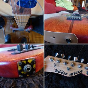 Mad Cat H.S. Anderson Telecaster Kopie/Persiflage - Bööse Mieze