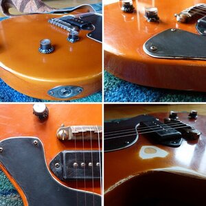 künstlich gealterte Les Paul Junior