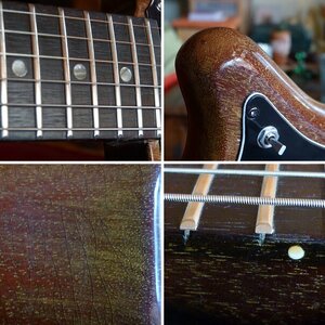 vintage Kalamazoo Epiphone Wilshire 1965 silver fox rebuild
