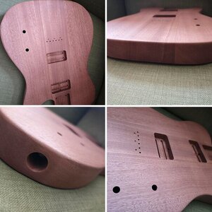 Tele Mahagony Body Guitarbuild UK TV Jones no MJT, Allparts