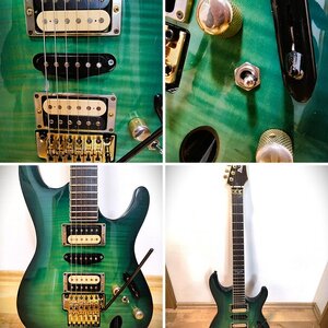 Ibanez Saber Prestige S1540FM Transparent Turquoise Sunburst