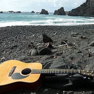 Yairi lady auf La Palma , Playa La Zamora