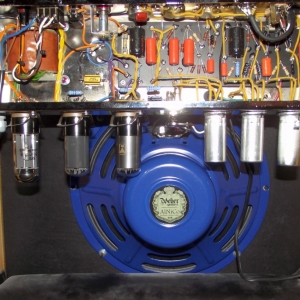 Marble Bluebird mit 12" Weber 12A125A 30 Watt, Light Dope AlNiCo Speaker und Mazda 6V6 NOS Tubes
