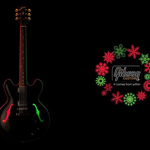 GIBSON CUSTOM   Merry Christmas