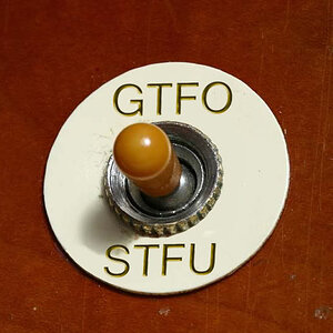 POKER CHIP - GTFO/STFU