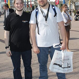 Mit metaljünger auf der Musikmesse in Frankfurt 2012