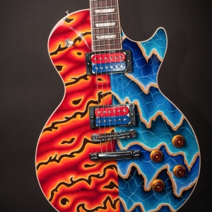 Slash's New Guitar w/ Colored Alnico's