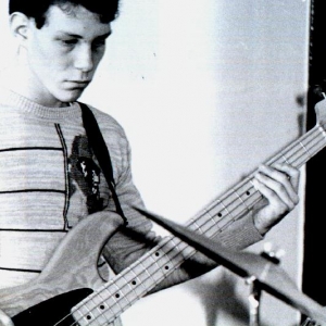 Joe Playing Bass with the Baxmanns Kapelle (Jazz & Big Band) in 1983 HO DE