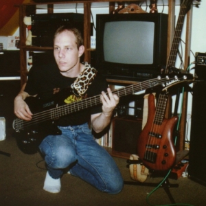 Joe & his Bass's (Washburn V (Used on Cranbournechase Album) & 1987 Warwick JD ThumbBass) 1989 Kruekeberg HO DE