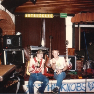 The Knobs (Joe & Bob) 1988 pre Gig @ Treffpunkt HessOldendorf DE
