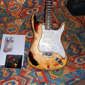 Meine unvollendete Gallagher Tribute Strat