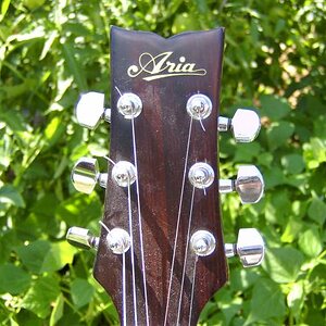 Aria LW-15MS Headstock