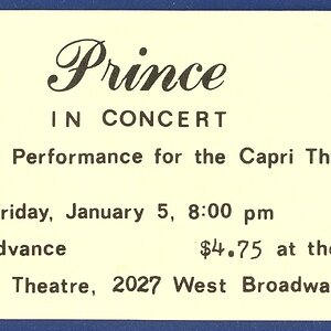 Prince 1st Performance