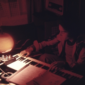 Das erste Keyboard der Band: ein Yamaha Insta Piano, ca. 1975