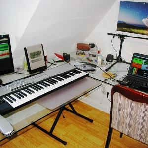Gitarrenraum, Recording-Ecke, 2013