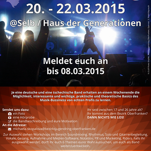 Plakat Bandcoaching Oberfranken