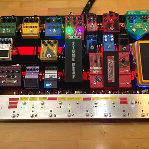 Aktuelles Pedalboard