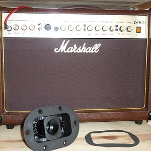 Marshall AS50D mit Adam Hall SM707