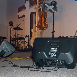 Yamaha DBR12 als Monitor
