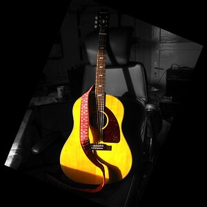Epiphone 1964 Texan Ltd. Ed. mit JamZ Gitarrengurt
