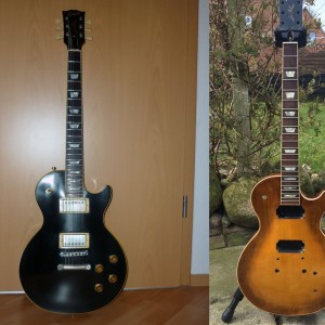 Gibson Les Paul Standard Black/Honey Sunburst