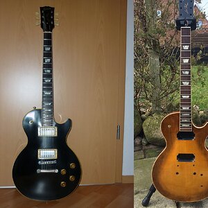 Gibson Les Paul Standard Black/Honey Sunburst