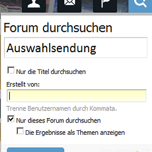 Suche - Blockflötensub - Auswahlsendung