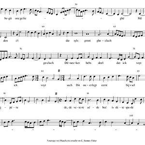 Hoort Mijn Vermaen - Phalèse - Liber Musicus Duarum Vocum Cantiones S2 Mit Kreuz ScS