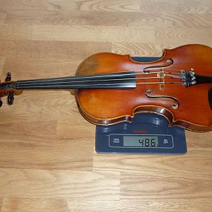 Akustische Geige mit Dictum Chinrest Guarneri Violin 4/4