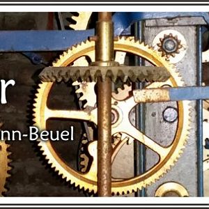 04-01 Banner 04 Turmuhr - Carillon St Joseph Bonn Beuel Foto 20161021_111250