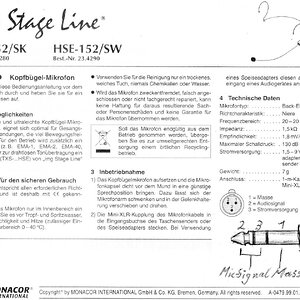 Img Stage Line HSE-152/SK Datenblatt & Steckerbelegungen