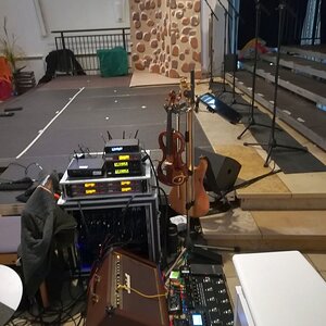 Bühnensetup Kindermusical Paulus