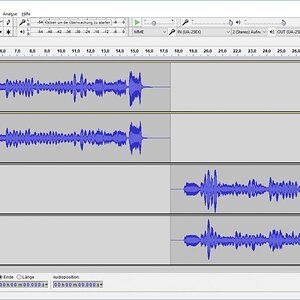 "Vorher-Nachher-Aufnahme" mit Audacity