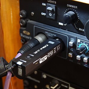 DAP COM-AR an Focusrite Preamp