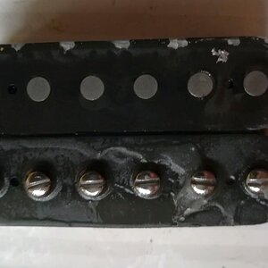 Steg-Humbuckers mit geschmolzenem Parafin