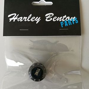 Harley Benton Parts Tone Poti Knob BK