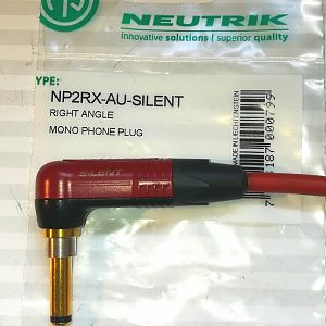 Neutrik NP2RX-AU-SILENT fertig montiert