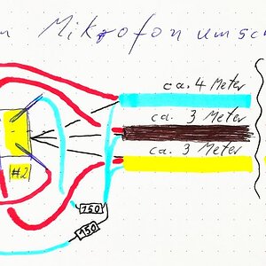 Schaltbild DiY-Mikrofonumschalter