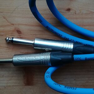 Cordial CIK 122 Instrumentenkabel mit Neutrik NP2X Klinkensteckern