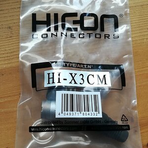 Hicon - Hi-X3CM XLR-Stecker