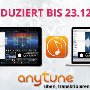 Alle Anytune iOS & Mac Apps zum halben Preis bis einschließlich 23.12.18!