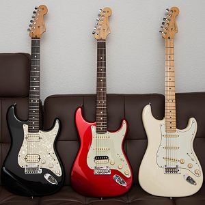 Fender Stratocaster HH, HSS, SSS