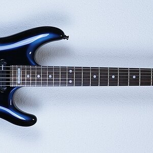 Ibanez Roadstar Pro Radius 540RBB Bright Blue Burst (1991)
