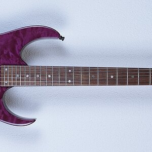 Ibanez USA Custom Exotic Wood UCEWQMTP Transparent Purple (1992)