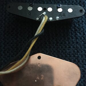 Tele Pickups Handmade by Q Pickups - Rückseite