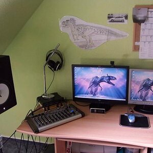 Der Arbeitsplatz.