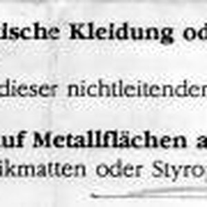 Wat denn nun . . .
Aus einer Bedienungsanleitung eines Druckers.